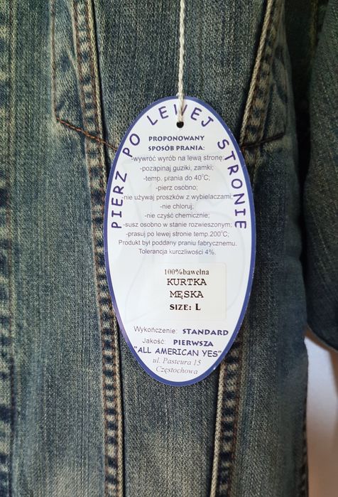 Kurtka męska jeans