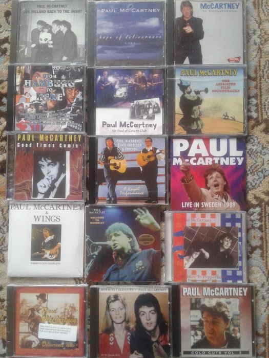 The Beatles, Paul, John, George, and Ringo CDs