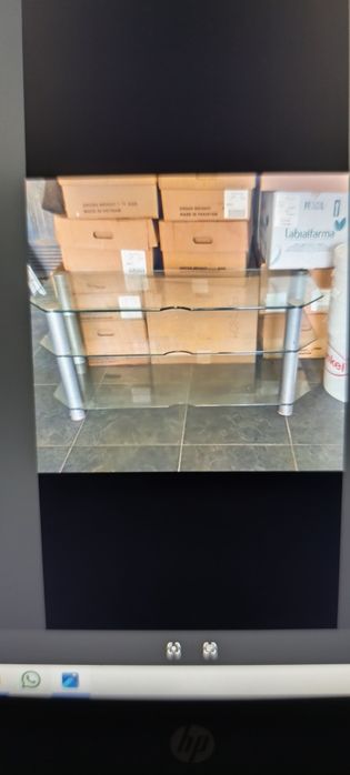 Mesa vidro para tv