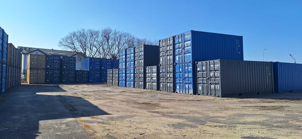 KONTENER MORSKI 20’DV Nowy, od ręki, GRAFITOWY, 6-metrowy, LĘBORK