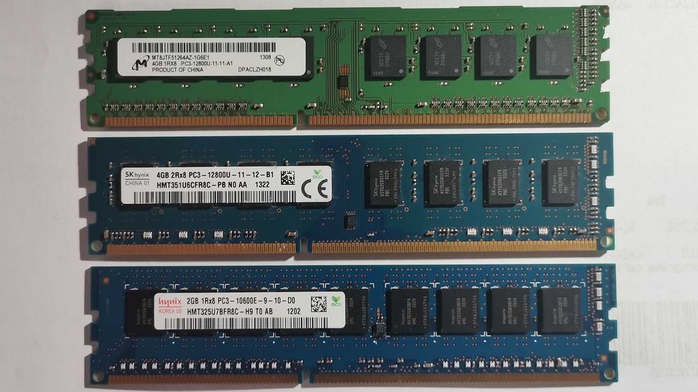 Memórias RAM DDR3 4B 12800U