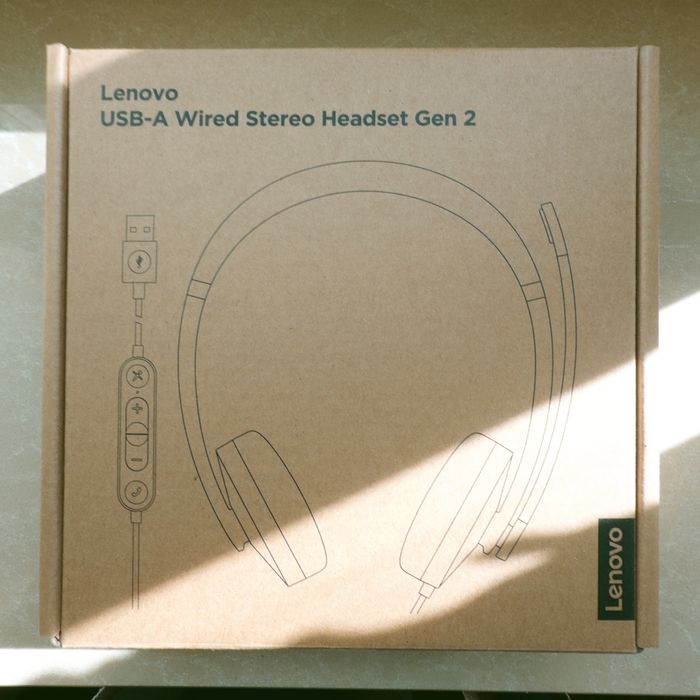 Lenovo USB-A Wired Stereo Headset Gen 2