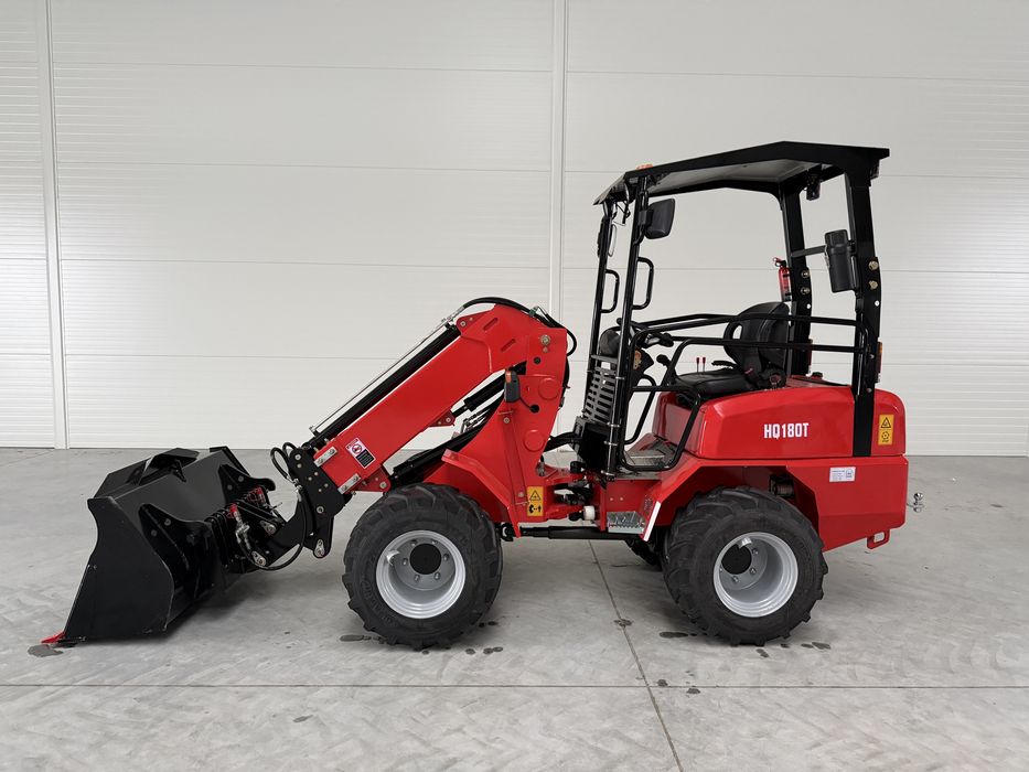 Mini ładowarka teleskopowa HQ180T przegubowa, !! napęd na Wał !! Silnik Kubota H 180, 190