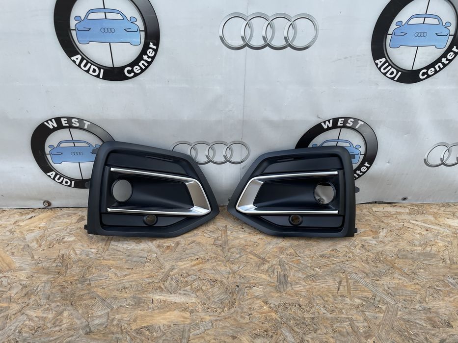Решітка переднього бампера під дистронік Audi Q5 80A Rest решітка бампера ліва права ауді q5 80a