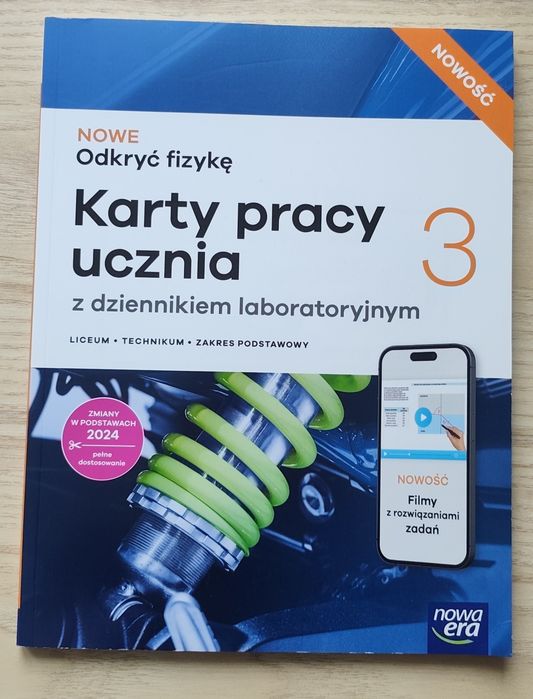 Nowe Odkryć fizykę Karty pracy ucznia 3