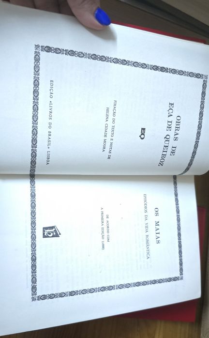 Livros Eça de Queiroz - Edição Especial Lello & Irmão (Capa Dura)