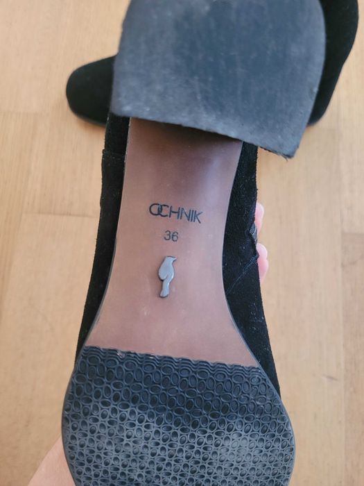 Buty ochnik botki na obcasie