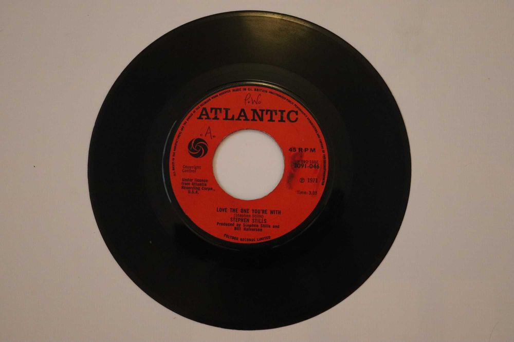 Stephen Stills Vinyl - Love the One You're With / To a Flame (1971)