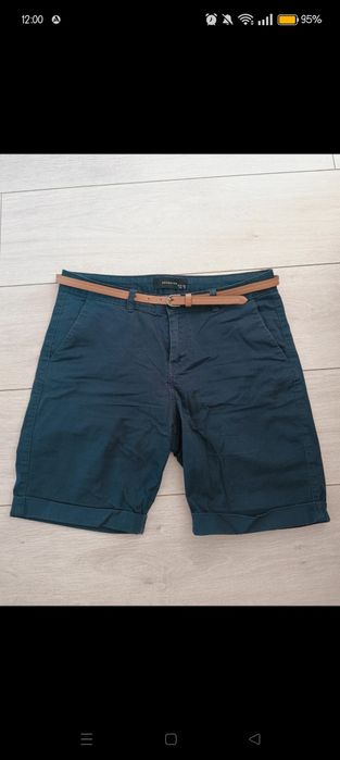 Reserved granatowe Bermudy damskie rozm S