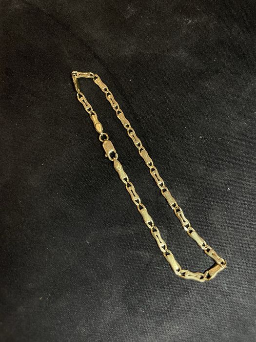 Pulseira de ouro malha figaro 19,2k