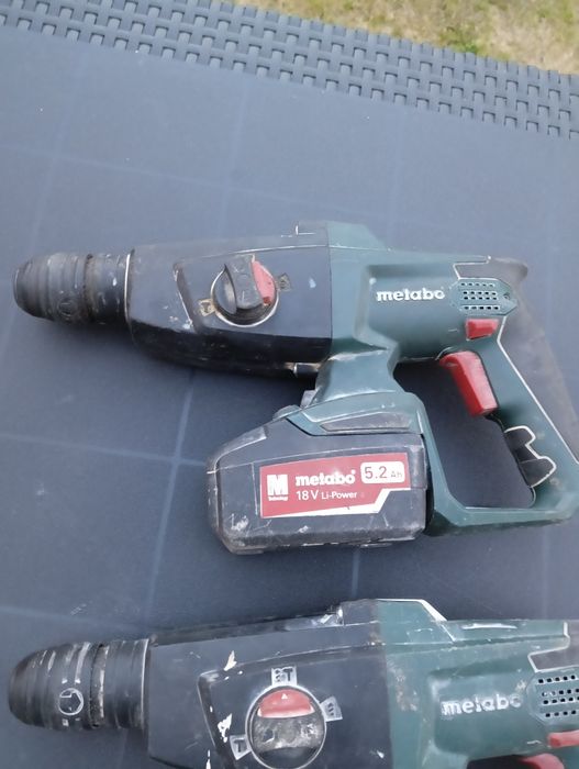Młotowiertarka Metabo kha 18 v dwie sztuki uszkodzone