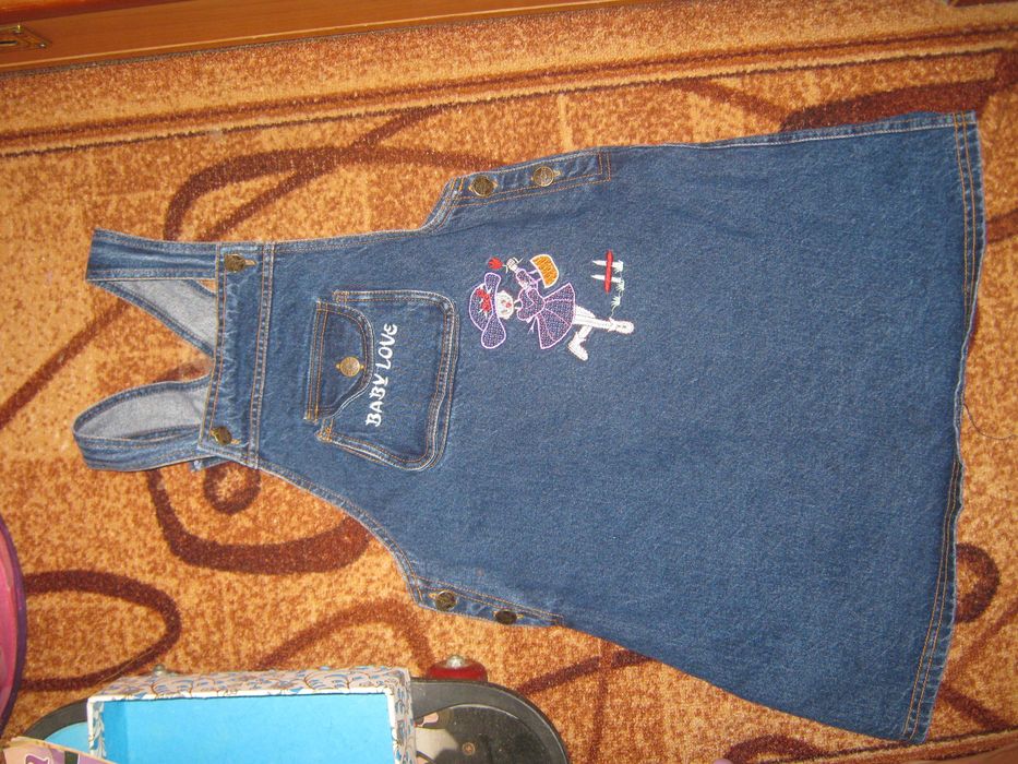 Джинсовый сарафан