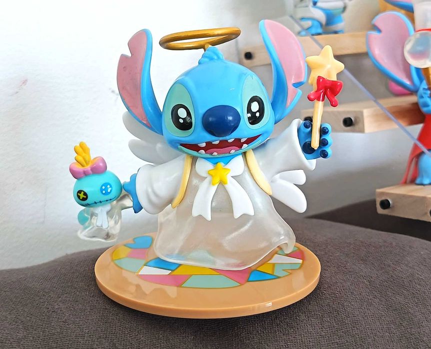Conjunto de figuras do diário louco do Stitch da Disney (6 peças)