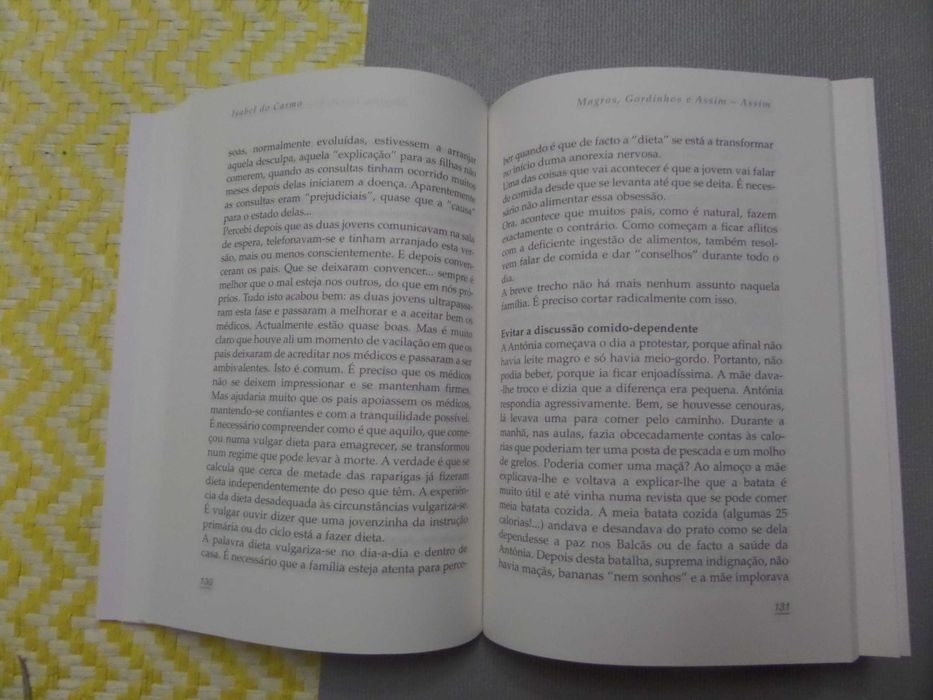 Magros, Gordinhos e Assim-Assim
Isabel do Carmo