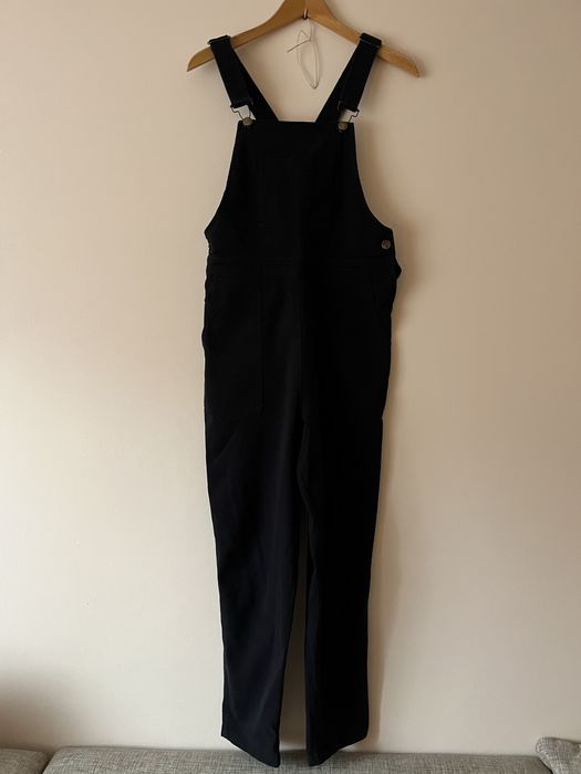 Spodnie ogrodniczki M czarne Assos