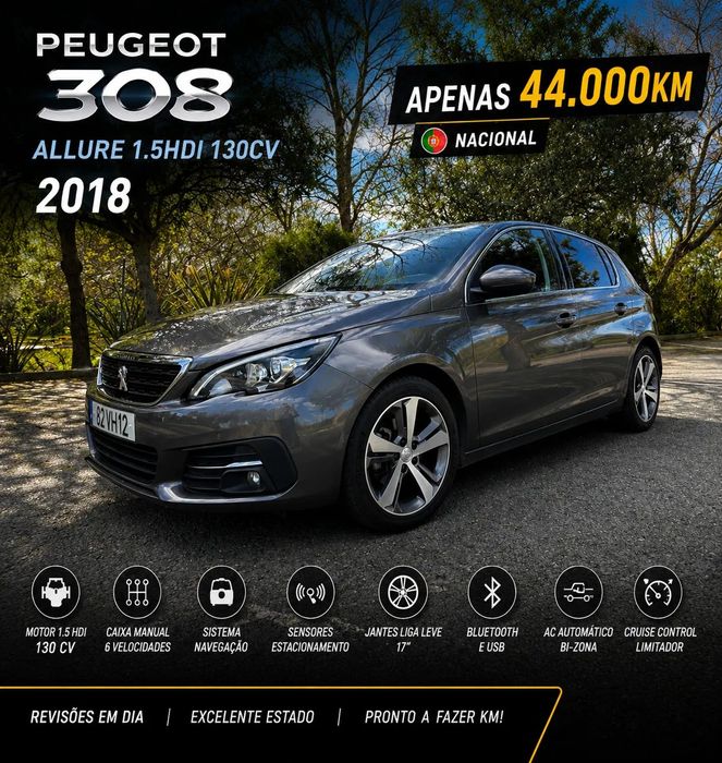 Peugeot 308 1.5 BlueHDi Allure