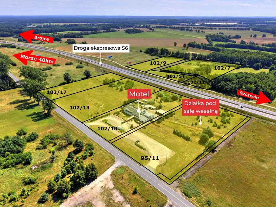 Sprzedam Lokal Użytkowy i 8 ha gruntu nad morzem . DO NEGOCJACJI