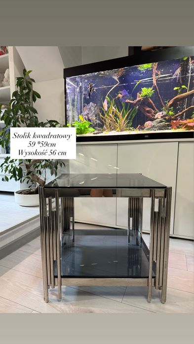 Srebrne meble glamour