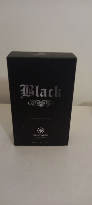 Perfume Black, sunset world fragrances