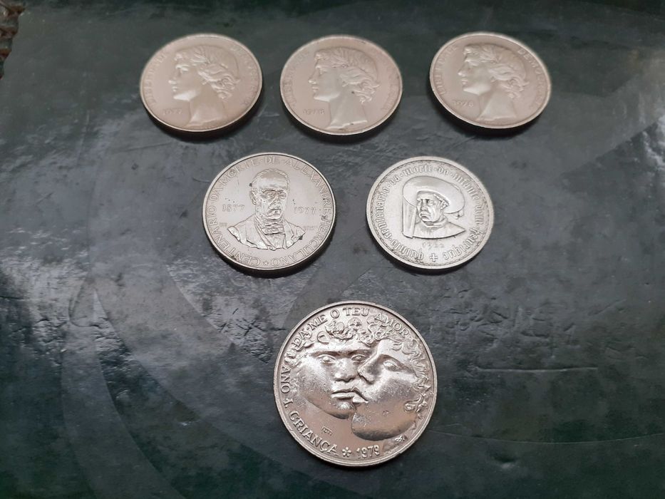 Moedas Comemorativas de , 25$00 e de Cabo Verde, Angola e Portugal