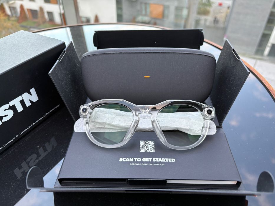 Smart okulary Oakley Meta HSTN - przezroczyste