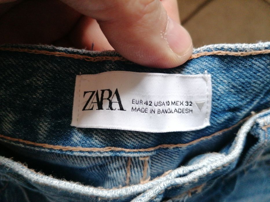 Spodnie Jeansowe Zara rozmiar 42