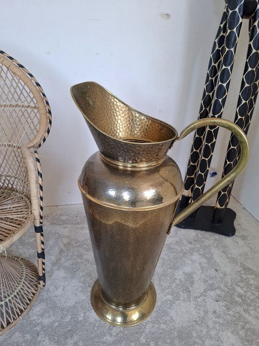 Parasolnik mosiężny dzban duży vintage