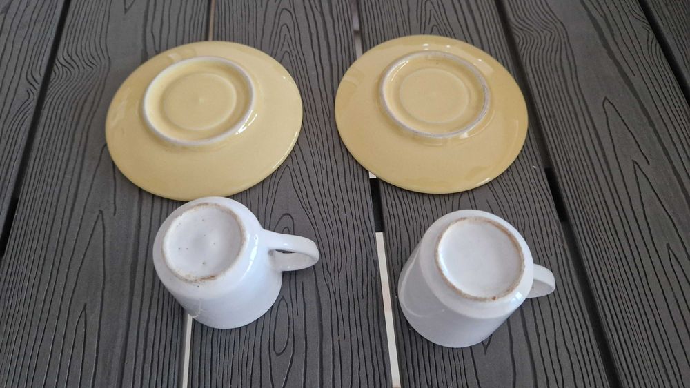 Conjunto 2 chavenas e 2 pires de café