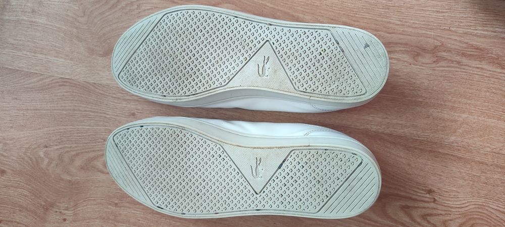 Кеди шкіряні Lacoste