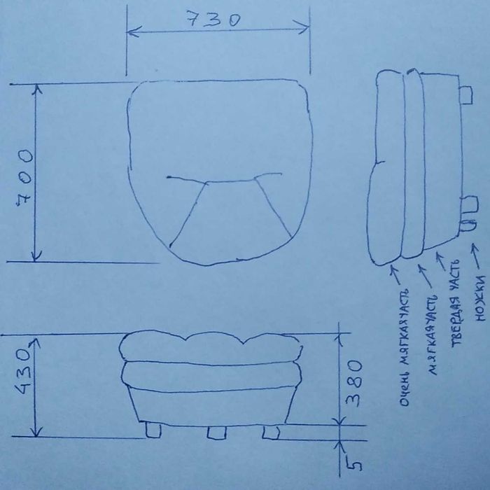 Пуфік, пуф, пуфіще