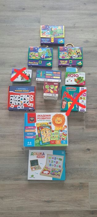 Ігри, пазли, абетка, лото, академія розвитку, тіні