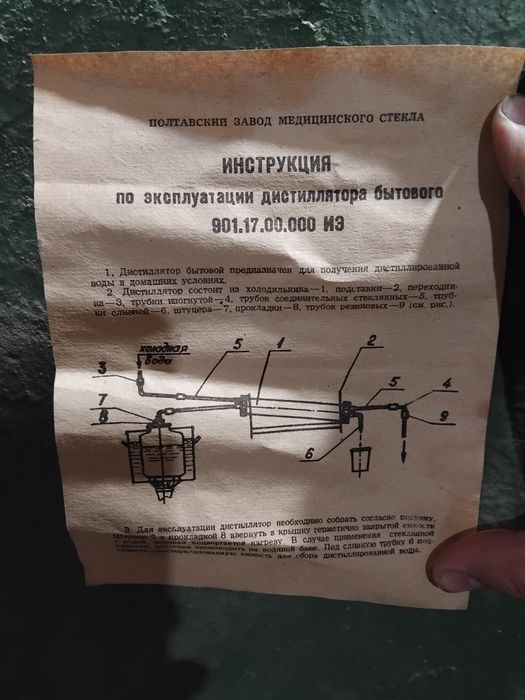 Дестилятор Стекляний