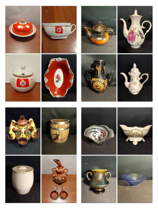 Глечик.Глина,фарфор,хрусталь,стекло времен СССР.