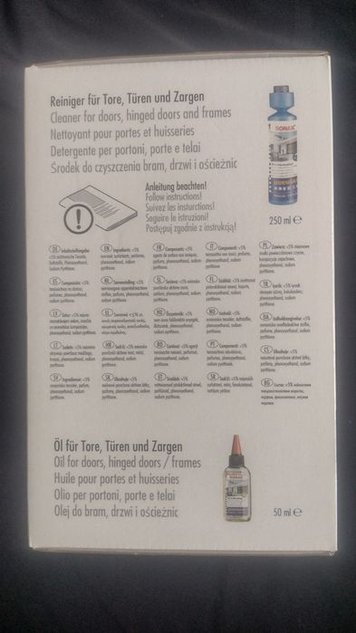 Hormann sonax do czyszczenia bram garażowych oraz drzwi Samochody auto