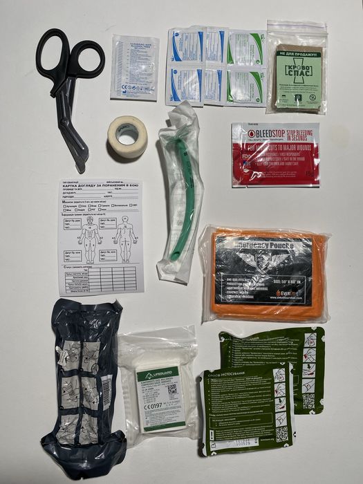 Аптечка військова. Турнікет SICH, CAT, DNIPRO або CODE RED