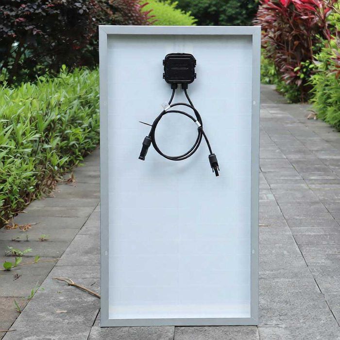 Painel solar placa  rígido 12v  80w monocristalino