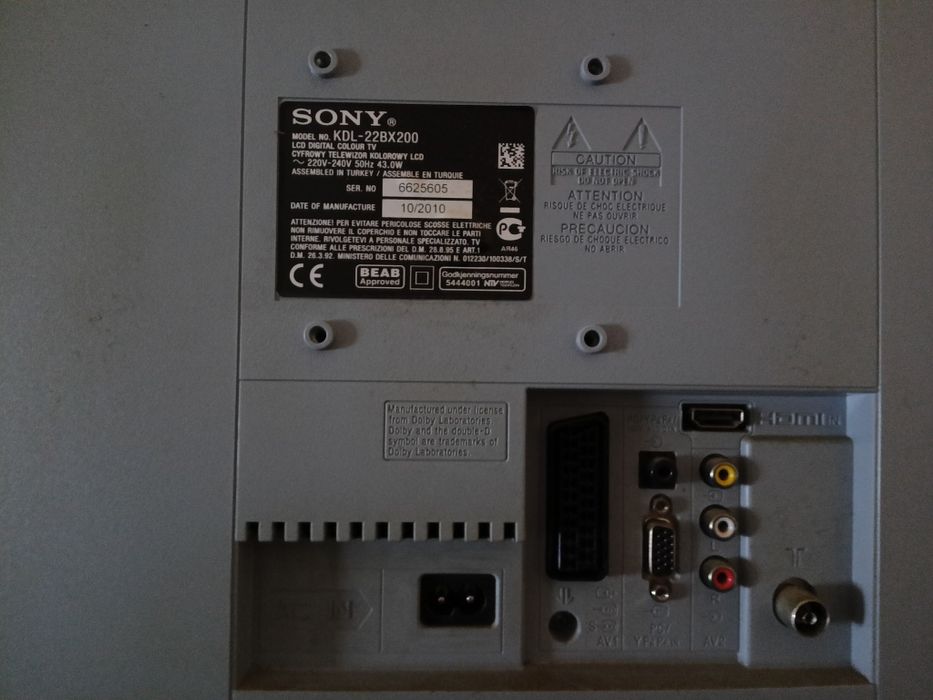 Sony Bravia 22bx200