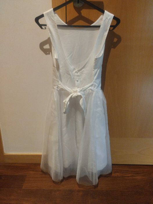 Vestido branco Vertbaudet 12 anos