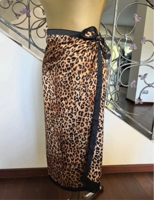 Chusta szal pareo sarong panterka 180 x 90 nowa