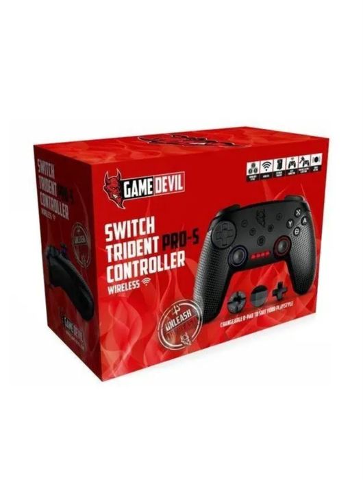 Беспроводной контроллер GameDevil для Nintendo Switch Trident Pro-S
