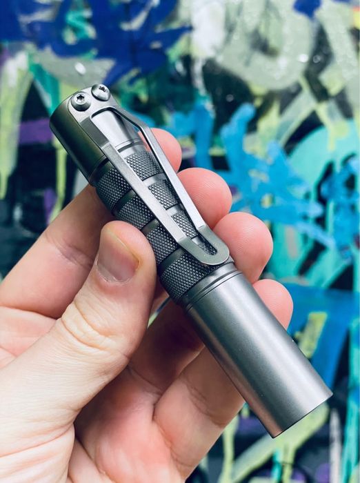 Ліхтарик Okluma DC0 Titanium Flashlight - Custom Made, ручна робота