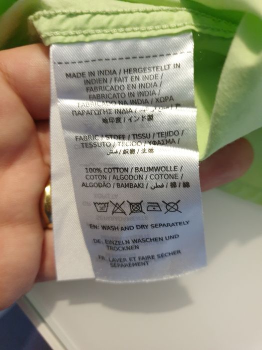 Camisa manga curta GANT Criança 7/8 anos