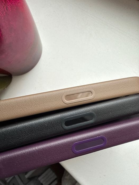 Кожаный чехол Leather Case iphone 17 15 16e pro max magsafe animation