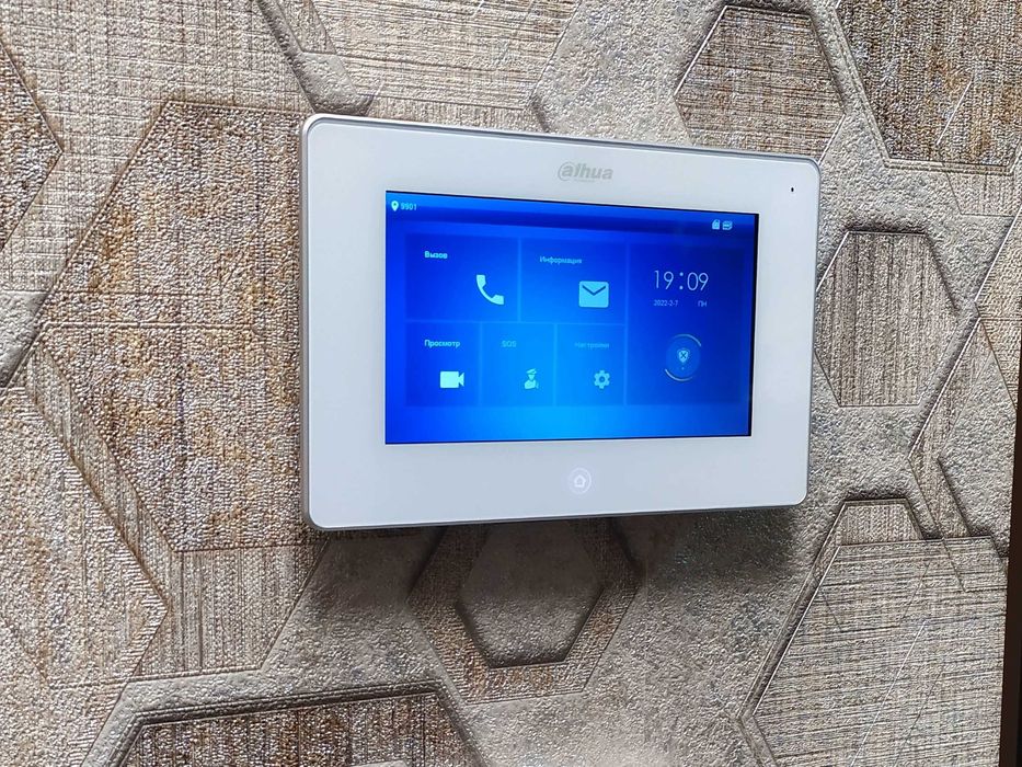 Комплект домофона Установка