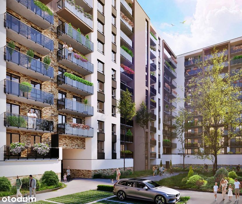 Kompaktowy apartament przy Parku z balkonem