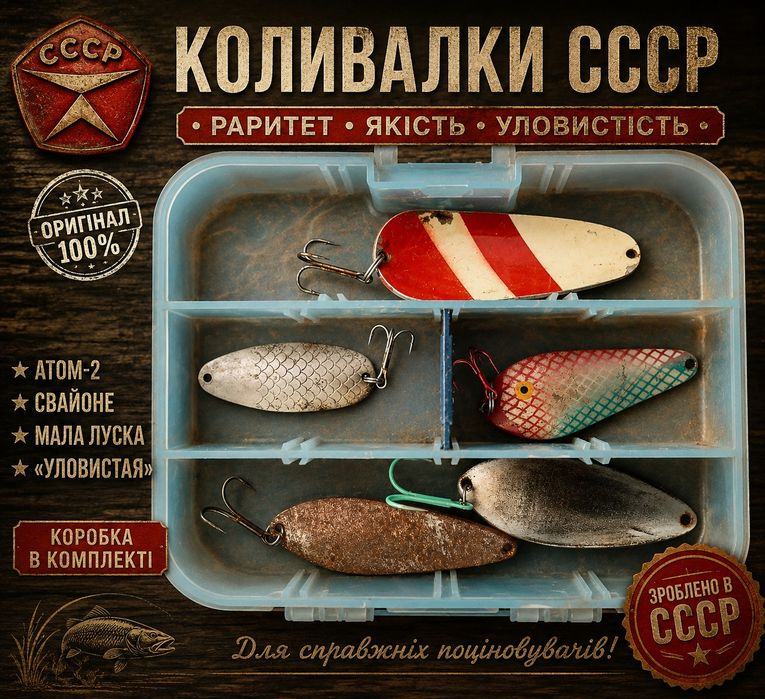 Атом -2 ,Svajone ,та ін.блешня ссср