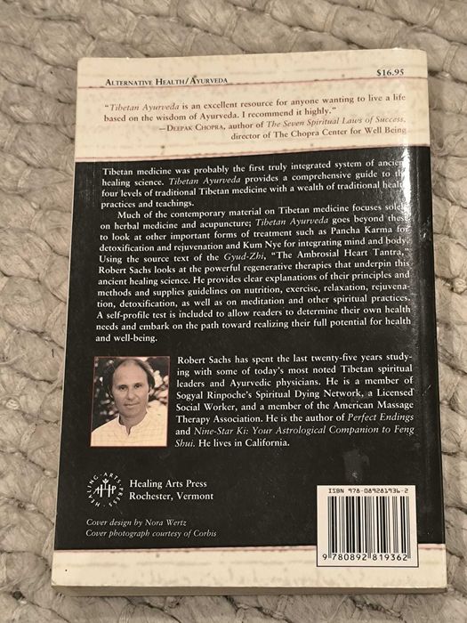 "Tibetan Ayurveda: Health Secrets from the Roof of the World" R. Sachs