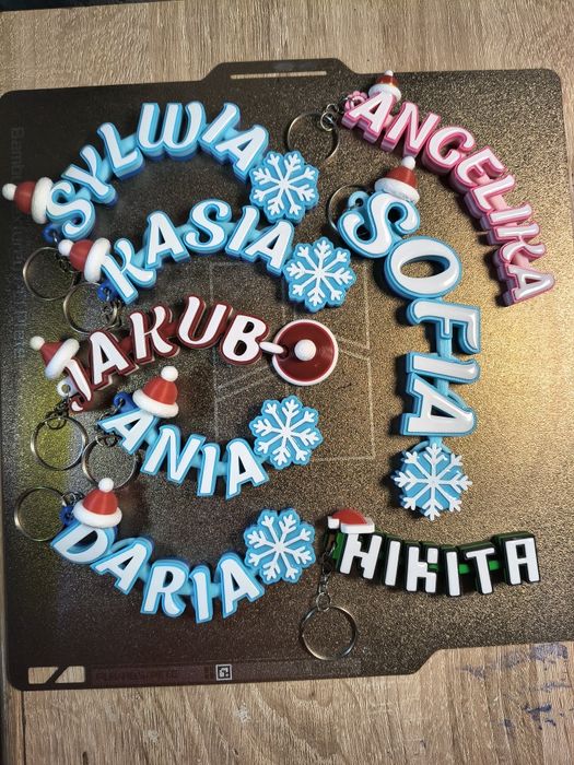 Imiona 3D personalizowane, na zamówienie