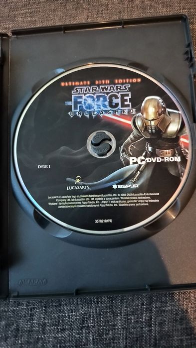 Star Wars Force Unleashed wersja 2xDVD
