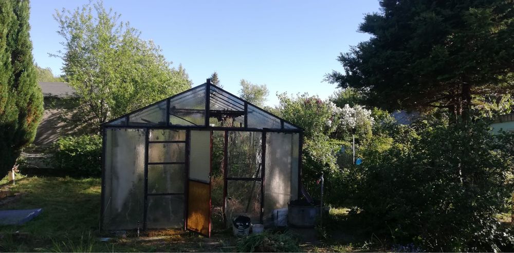 Działka ROD ul. Gdańska altana, szklarnia - Widok 3